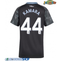 Maglie da calcio Aston Villa Boubacar Kamara #44 Seconda Maglia Femminile 2025-26 Manica Corta